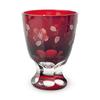Kiriko Glass Японское саке x Цветок вишни 755308 J-kitchens Чашка, Чашка, 59 В80мм, 80мл, Красный, №