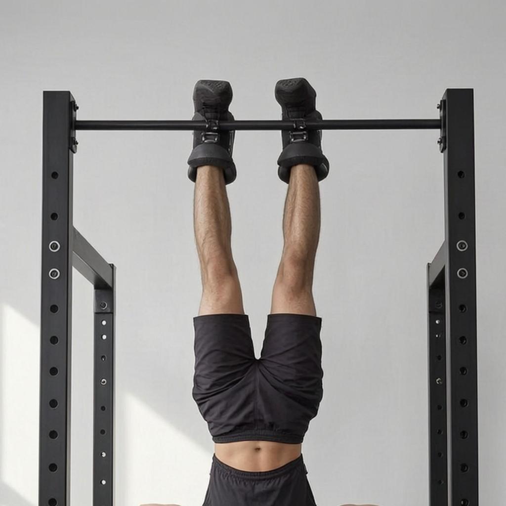 Gear Padded Inversion Cuffs with Metal Hooks for Pull-up Workouts, Athletes