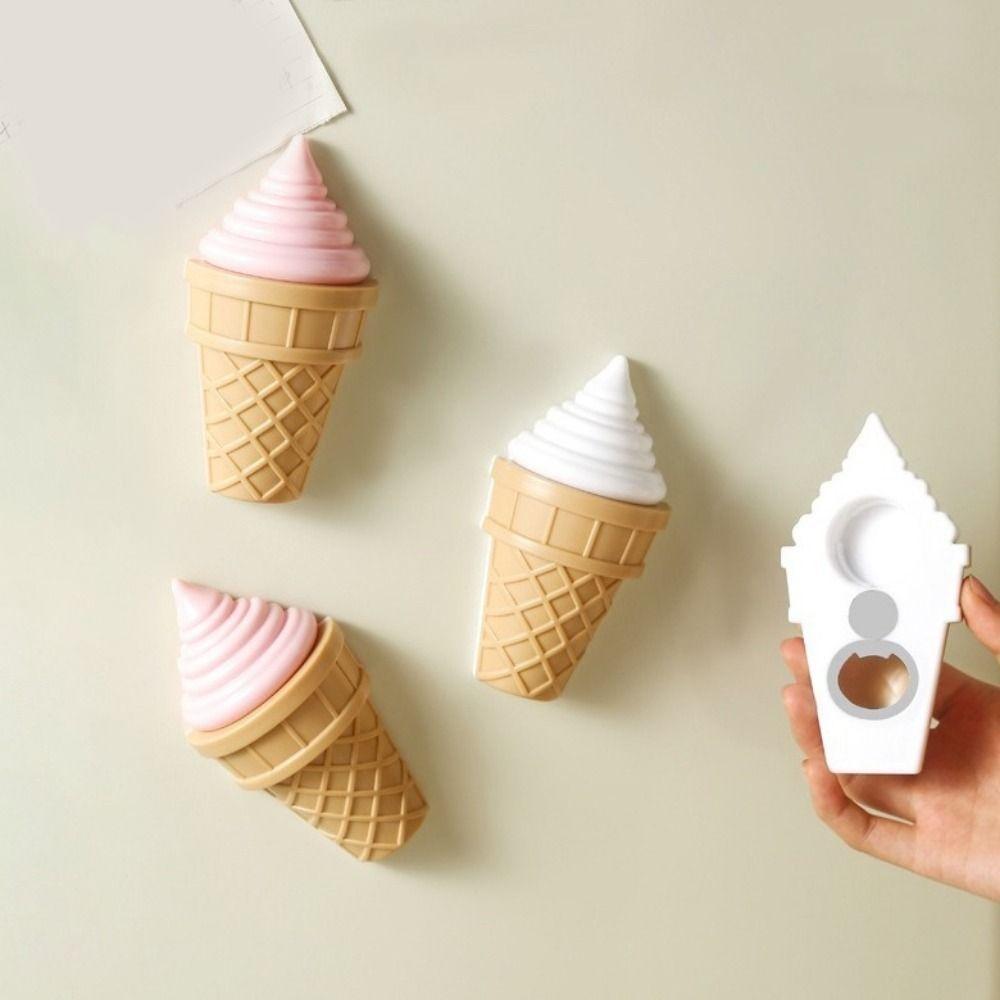 Plastic Magnetic Bottle Opener Cute Beverage Opener Ice Cream Shape Bottle Opener Travel