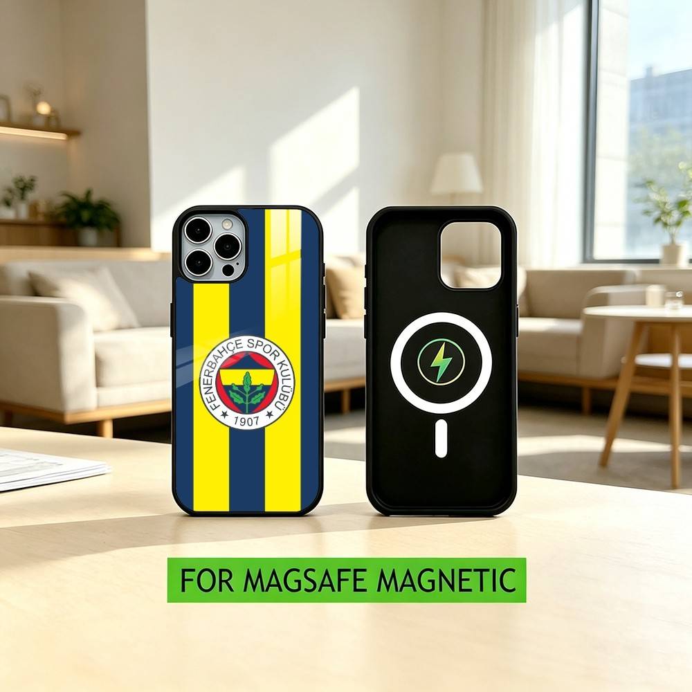 F-f Fenerbahce-E T-turkey-PC Чехол для телефона для iPhone17,16,15,14,13,12,11 Plus,Pro Магнитный для Magsafe Беспроводная зарядка