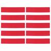 10PCS Flat Rectangular Shape Court Line Marker Kit Anti-Slip Dots Court Marker Discs  Field Drills