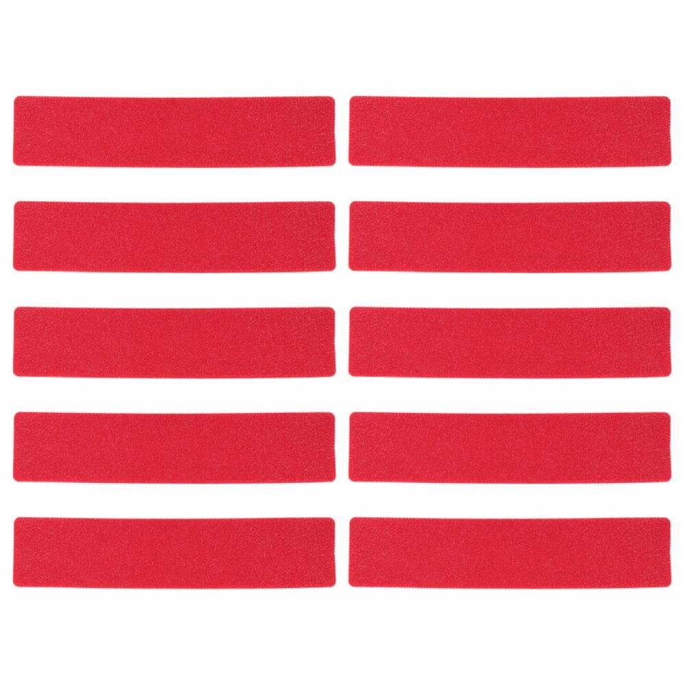 10PCS Flat Rectangular Shape Court Line Marker Kit Anti-Slip Dots Court Marker Discs Field Drills