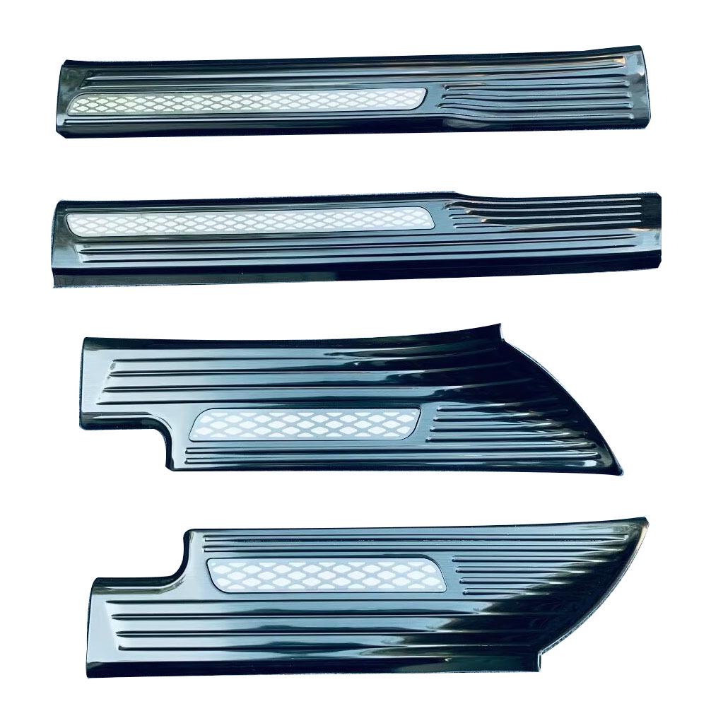 Декоративные накладки на пороги Mitsubishi Outlander 23-24