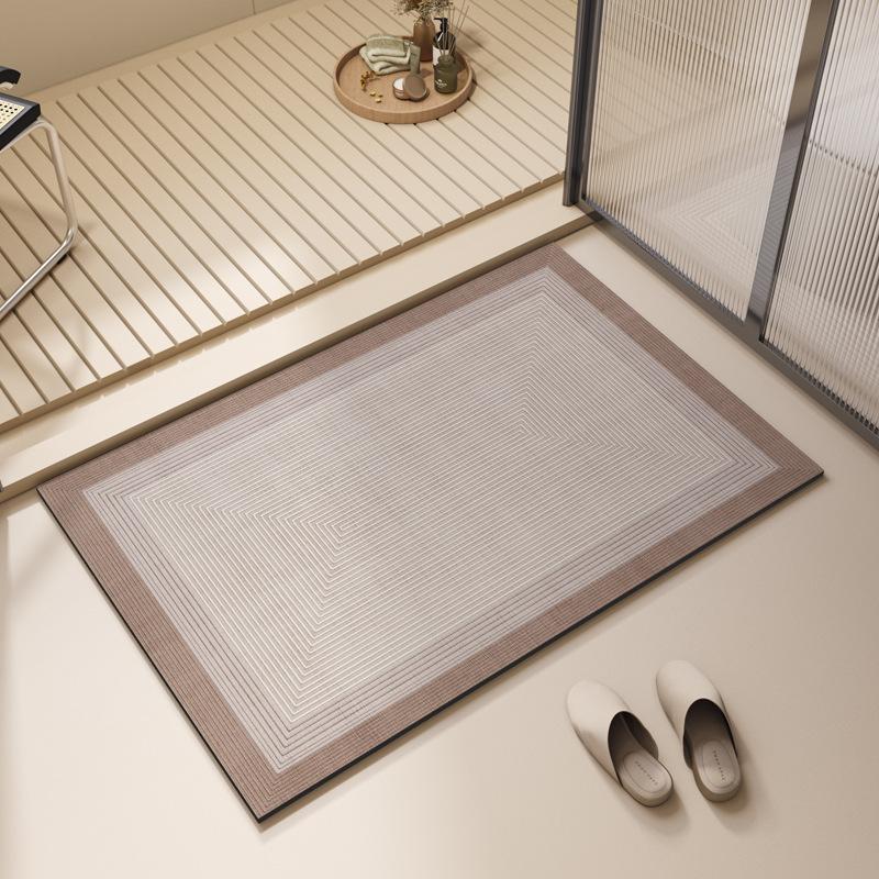 Bathroom Mats Kitchen Mats Doormats  Front Door Mats Dirt Repellent Non-Slip Floor Mat Shower Rugs Machine Washable