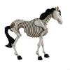 62KD Eerie Halloween Desktop Horse Skeleton Figurine In Resin for Festival Decoration