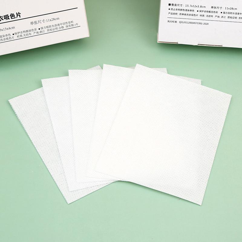 20/50/100pc Colour Catcher Sheet Proof Color Absorption Paper Anti Cloth Dyed Leaves Laundry Color Run Remove Sheet In Washing Machine