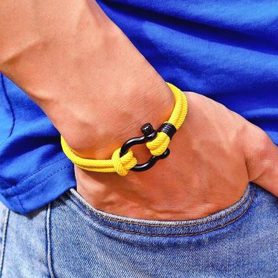 Новый мужской браслет 4 мм Lucky Rope Braclet Homme Boyfriend Present Открытый Survival Brazalete Pulseira Masculina Шнур-цепочка Pulsera