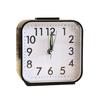 Non Ticking Alarm Clock Battery Powered Silent Bedside Clock Night Light Easy To Read Loud Enough Travel Clock for Heavy Sleepers Kids Elderly