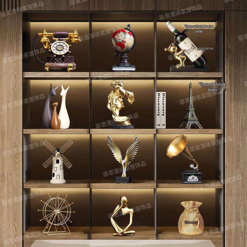 2025 High-End Living Room Decor: Wine & TV Cabinet Art Pieces