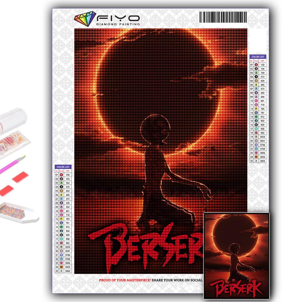 Алмазная картина Аниме Берсерк Алмазная мозаика Ремесло Алмазная вышивка Картина