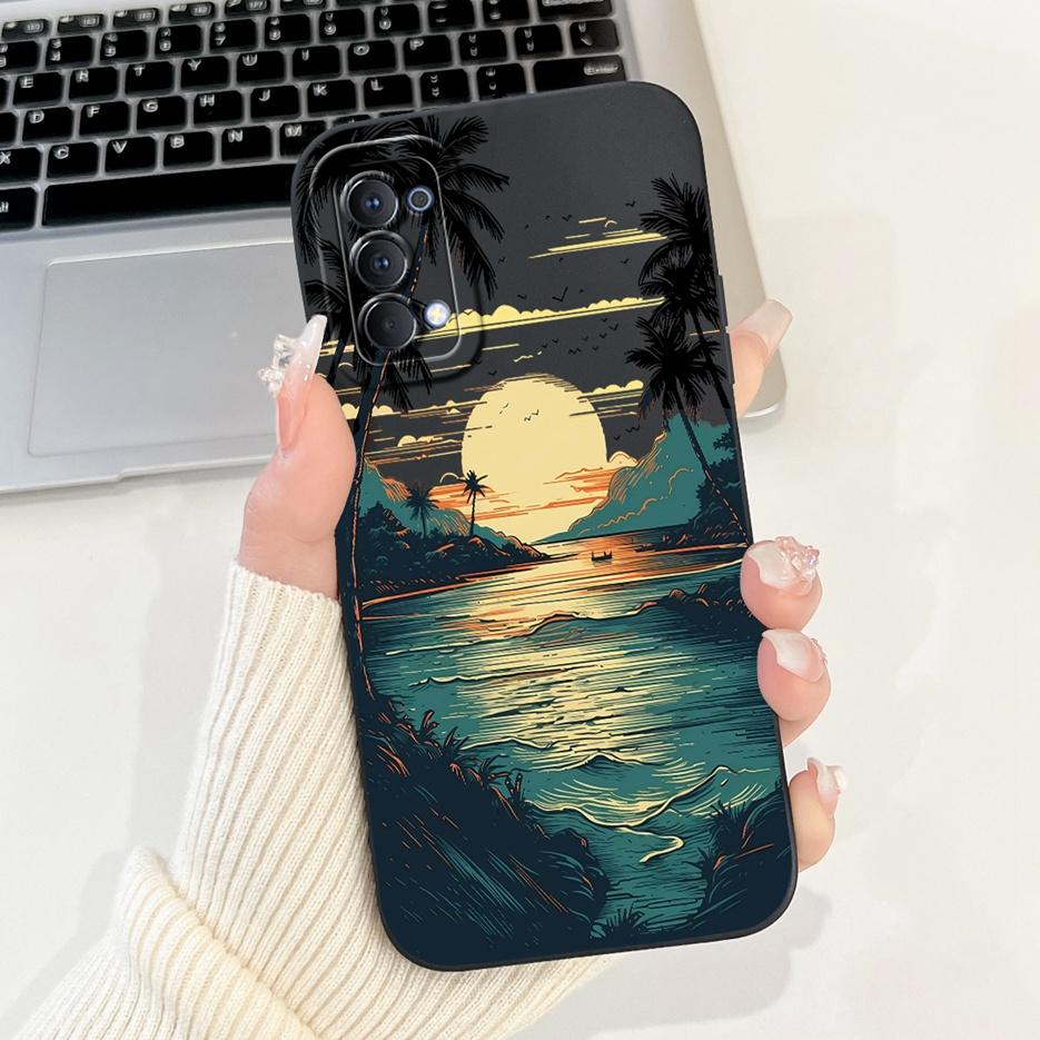 Чехол для Oppo Reno4 Pro 5G CPH2089 Роскошный Покрашенный Конфетный Чехол Мягкий Силиконовый Чехол для Телефона Для Oppo Reno 4 Pro Reno4 4G CPH2113 Сумки