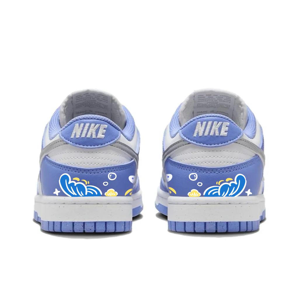 Nike x HAIYANPAOPAOTANG Dunk LOW Next Nature Leather Abrasion Resistant Slip Resistant Low top Skateboard Shoes Unisex DD1873-402(Team2124-)