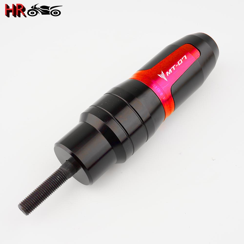 Для YAMAHA MT-07 MT07 MT 07 2014 2015 2016 2017 2018 аксессуары для мотоциклов с ЧПУ рама аварийные накладки выхлопные ползунки Crash