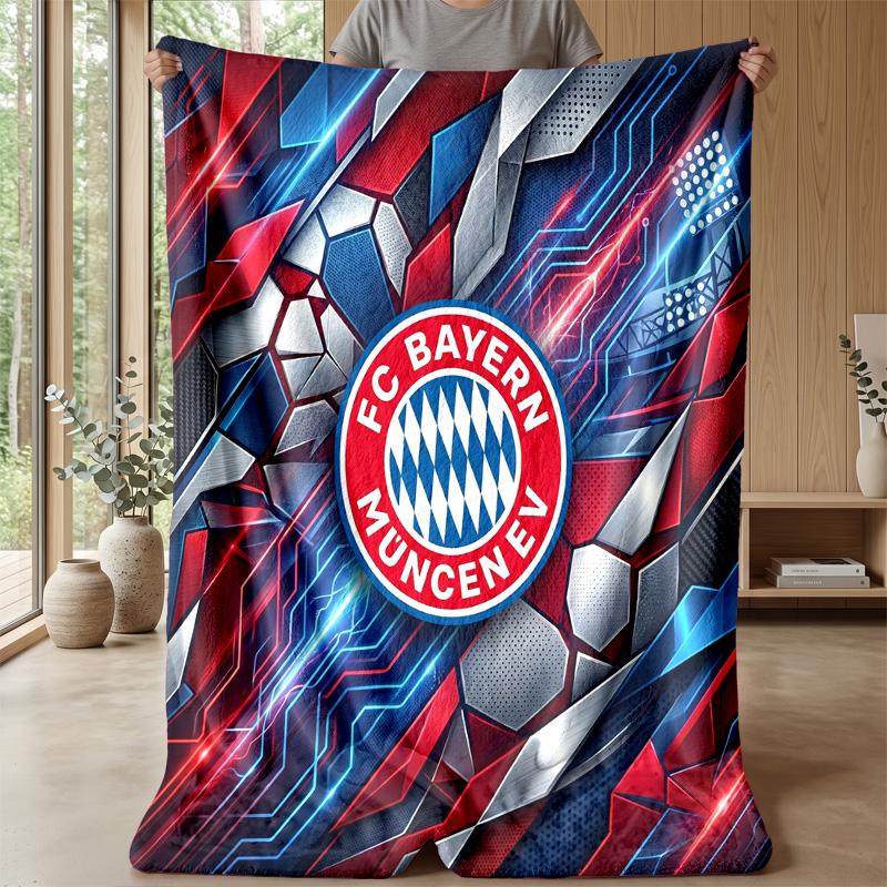 Bayern Munich Theme blanket Soft Flannel Blanket Plush Throw Blanket Cozy Sofa Bed Blanket for Home Decor