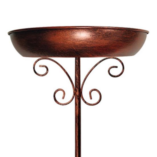 Металлическая ванна для птиц для улицы 30" отдельно стоящая кормушка для птиц с колышками для украшения сада и двора