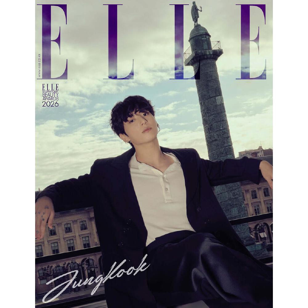 Журнал ELLE Январь 2026 Обложка Чонгук из BTS