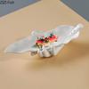 Creative White Tableware Leaf Plate Buddha Hand Plate Hotel Restaurant Dessert Sushi Plate Nordic Home Kitchen Ceramic Tableware