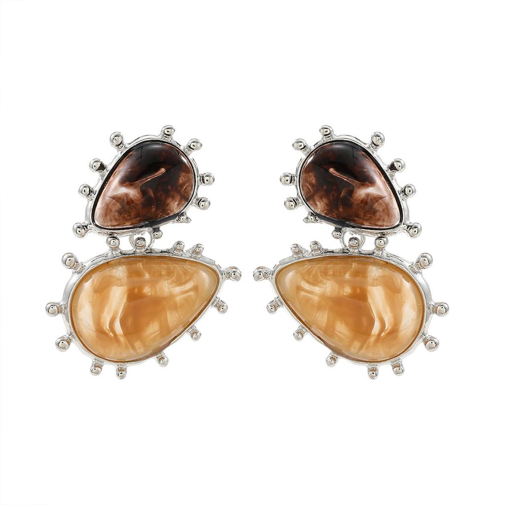 Женские серьги «Темперамент» из смолы