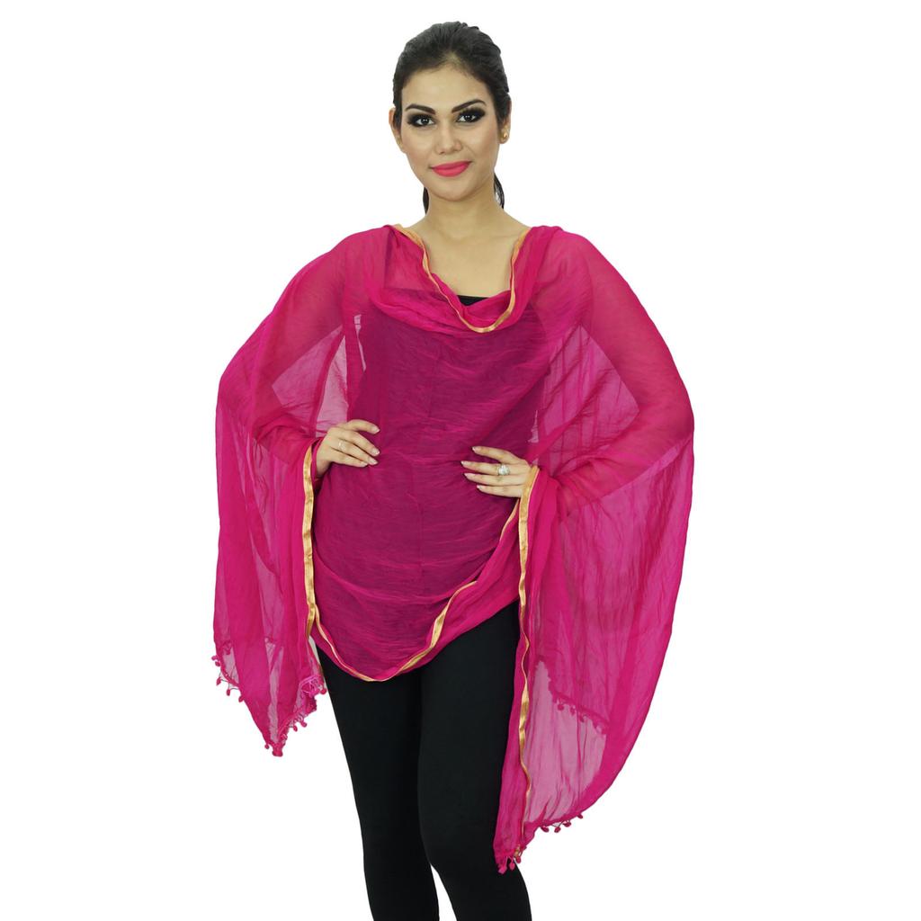 Шарфы из шифоновой смеси, женская одежда, палантин, накидка на шею, длинный подарок Dupatta для