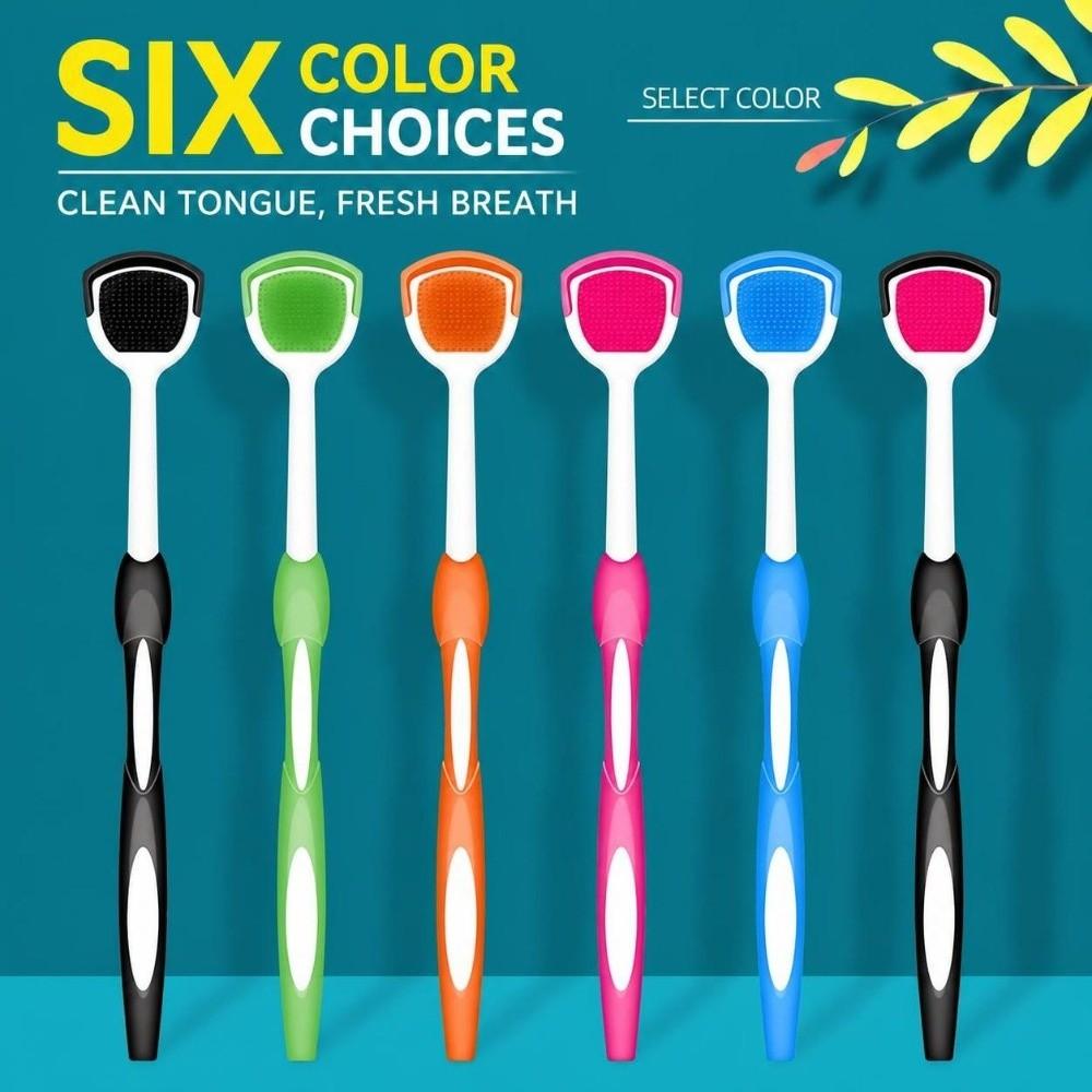 Travel Tongue Brush Cleaner Portable Oral Care Tool Easy Tongue Scraper For Oral Care