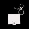 Portable Mini Photo Album with Keychain Pocket DIY Creative Key Ring for Women Men Card Holder Purse Bag Decor