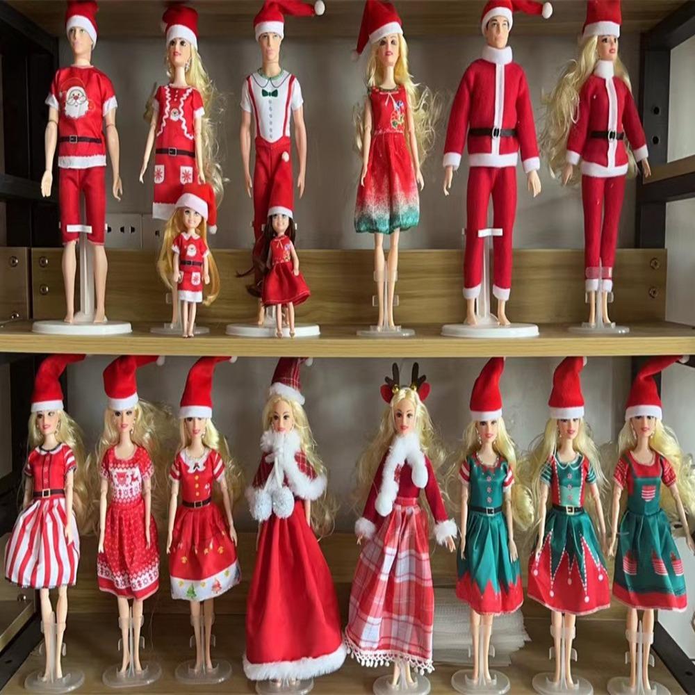 Christmas Elfs Series Doll Christmas Dress 11.8inch Christmas Doll Clothes Birthday Gift