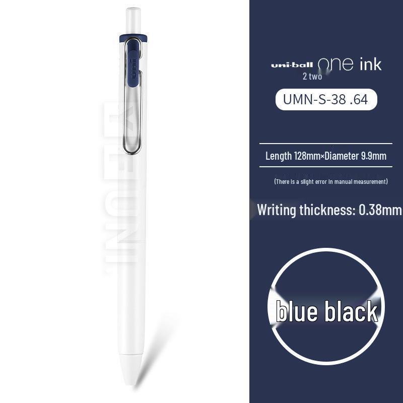 Ручка-клик Mitsubishi UMN-S-38 Uni One-Click, цвета: черный, синий, красный