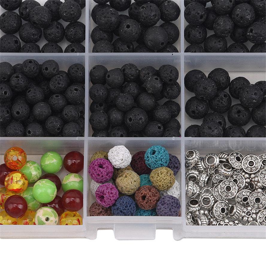 Beads Gemstone Natural Lava Stone DIY Accessories Jewelry Components