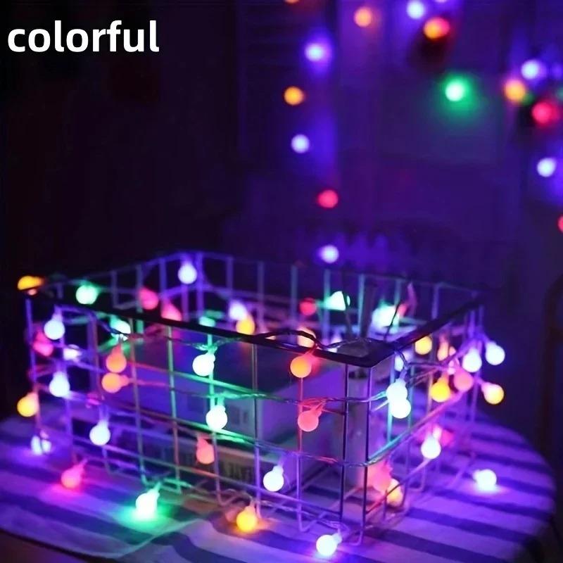 1Pack 10/20/40/80 Led Globe String Lights Battery/Usb Operated Fairy Light Waterproof for Garden Christmas Wedding Party Decor