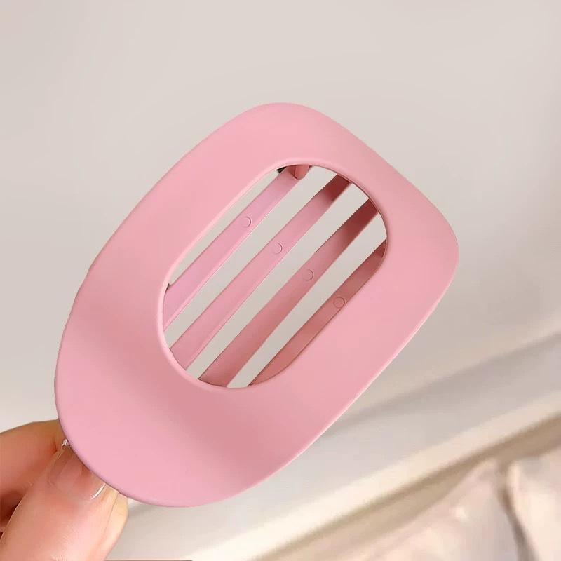 Новые элегантные матовые акриловые закругленные заколки-уточки для волос, женская мода, однотонные пластиковые заколки для волос, аксессуары для волос