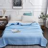 Solid Color Summer Blanket Water Washed Cotton Air Conditioning Cool Quilt Thickening Quilt Machine Washable Bed Duvets