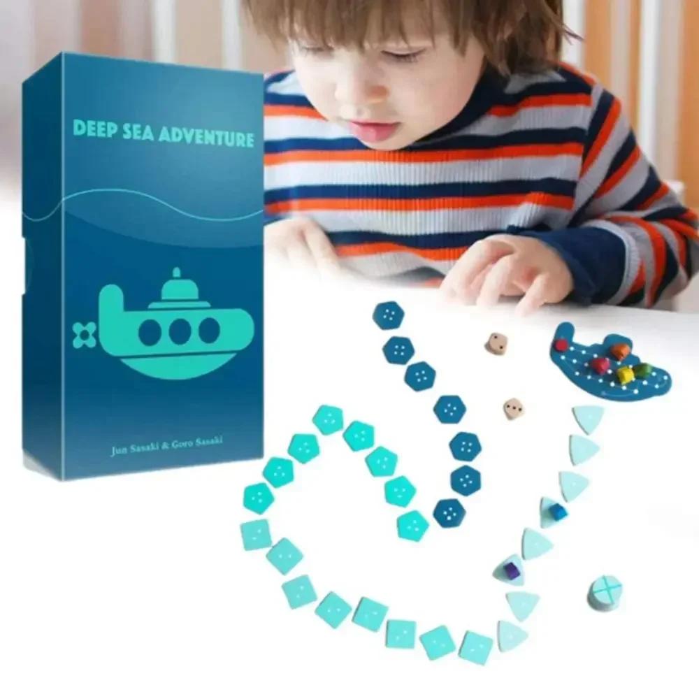 Приключение в глубоком море и SCOUT / dokojong Настольная игра 2-6 игроков Семейная вечеринка Лучший подарок для детей Забавная английская игра