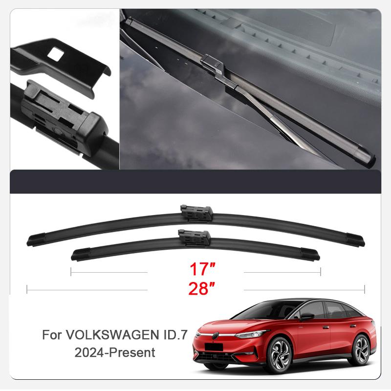 2шт автомобильные лезвия резиновые дворники для лобового стекла Volkswagen Altas Teramont Golf ID.3 ID.4 ID.5 ID.6 ID.7 JETTA TAOS T-CROSSTOUAREG