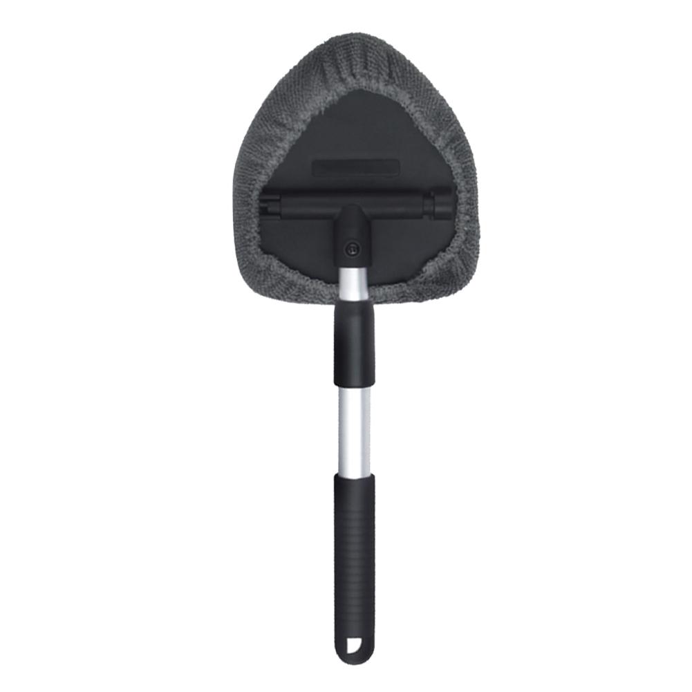 Щетка для мытья лобового стекла автомобиля, телескопическая щетка для чистки стекла, скребок для снега с длинной ручкой, щетка для удаления запотевания с автомобильных стекол