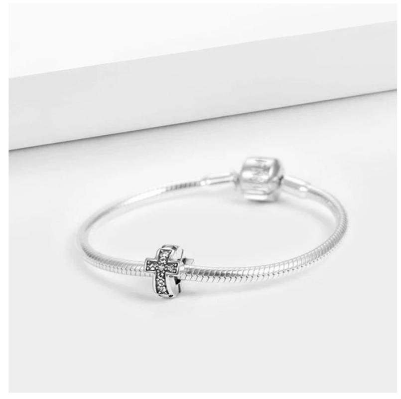 Новый Медный Бог Библия Религия Крест Священник Иисус Подвеска Бусина DIY Подходит к Оригинальному Браслету-Шарму Женские Украшения