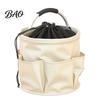 Spill-proof Storage Container Foldable Bag with Handle & Drawstring, Waterproof Oxford Cloth Pouch Multi-Pockets, Large Cleaning Tools Organizer