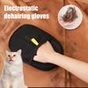 Electrostatic Pet Fur Gloves Pet Hair Remover Grooming Shedding Gloves for Cats Dogs Rabbits Reusable Fingerless Cleaning Mitt