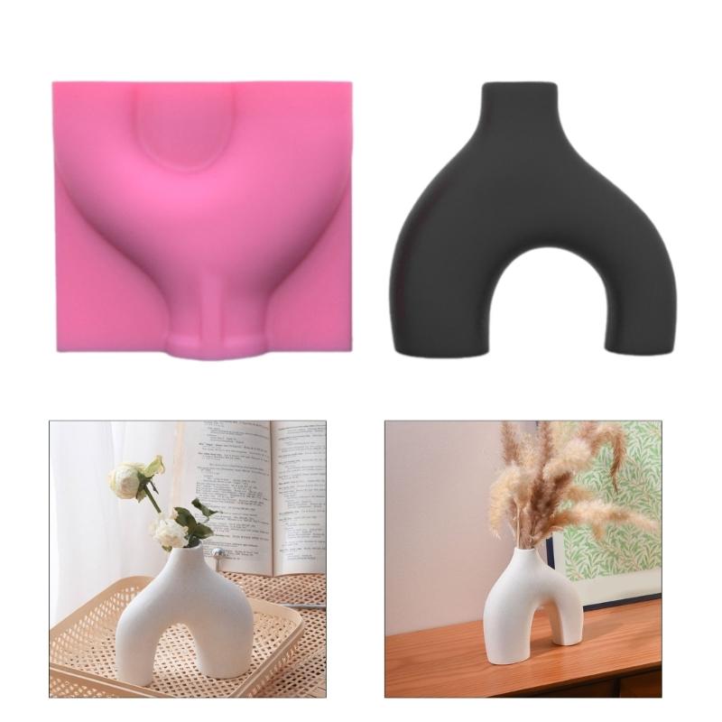 Уникальные формы из смолы, силиконовые формы для рукоделия, уникальные формы для ваз, держатели ручек, формы для банок для ювелирных изделий, силиконовые формы