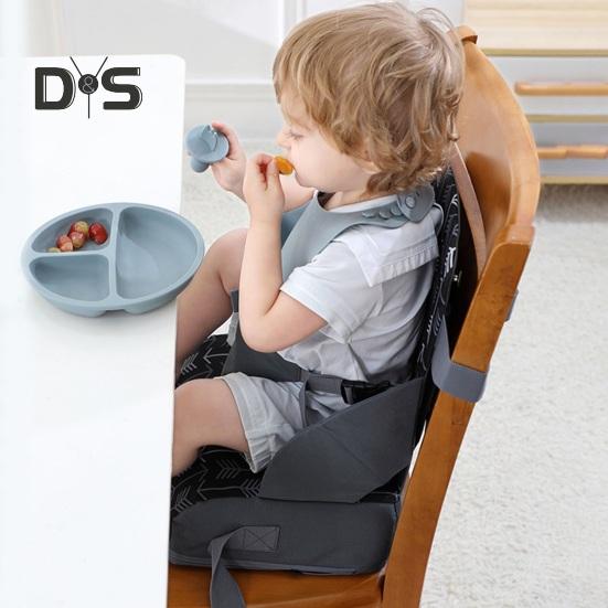Детское сиденье-бустер, дышащий кухонный стул со спинкой, регулируемыми ремнями и подушкой, переносной обеденный стол, повышающее сиденье для семьи