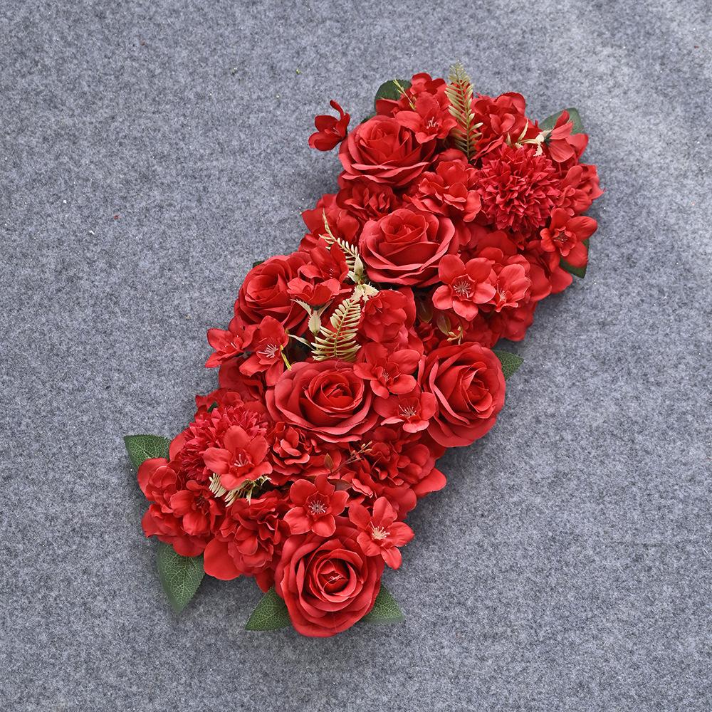Handmade Rose Artificial Bouquets, Wedding Aisle/arch Silk Floral Rows, Faux Flower Walls Artificial Flower Arrangement