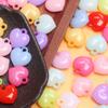 500 г/упак., 16 мм, свободные бусы, ожерелье, кулон в виде сердца, изготовление ювелирных изделий из акрила, аксессуары для самостоятельного изготовления, однотонные браслеты, серьги, изготовление ожерелья с подвеской