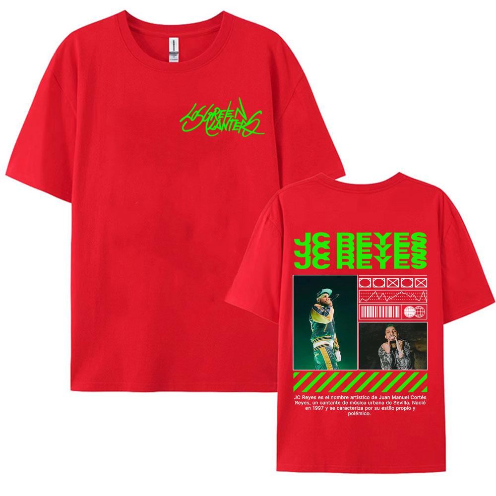 Rapper Jc Reyes Album 2025 Tour Graphic T Shirt Mens Harajuku Fashion Vintage Hip Hop Tshirts Casual Hipster Oversized Tshirt