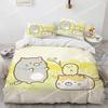 Японский мультфильм Sumikko Gurashi Аниме Постельное белье Каваий Милый Sumikkogurashis Пододеяльник Покрывало Наволочка Квин Кинг