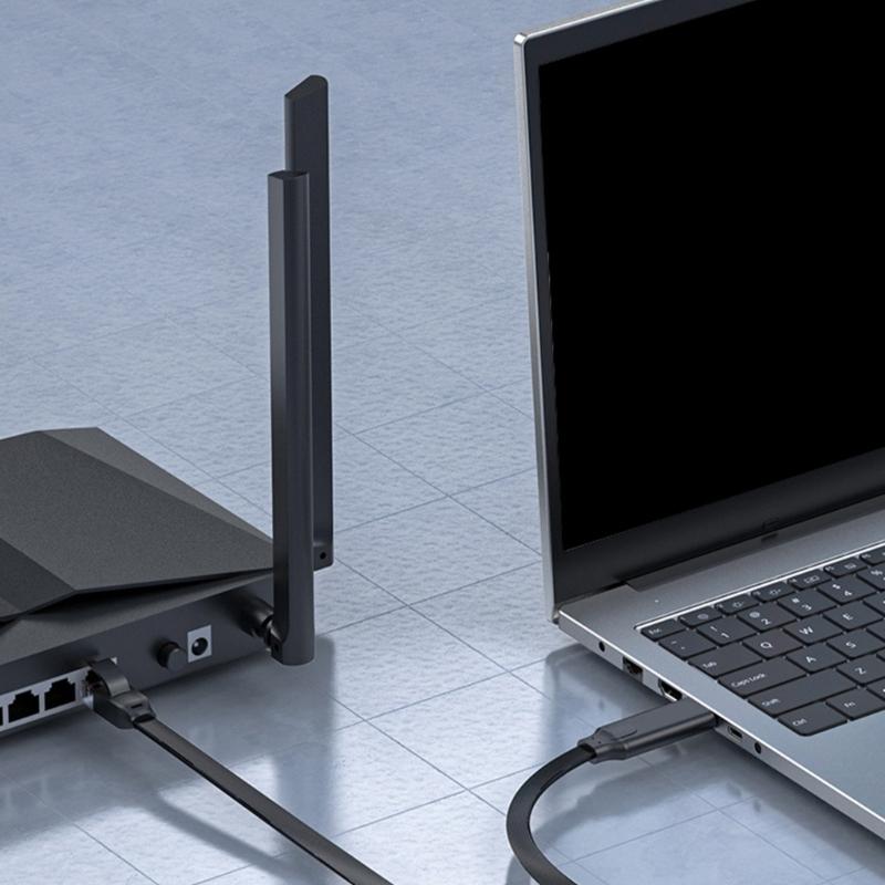 ESD Защищенный USB-кабель к RJ45 для консоли, Мультисистемная совместимость для легкой настройки и связи с устройствами
