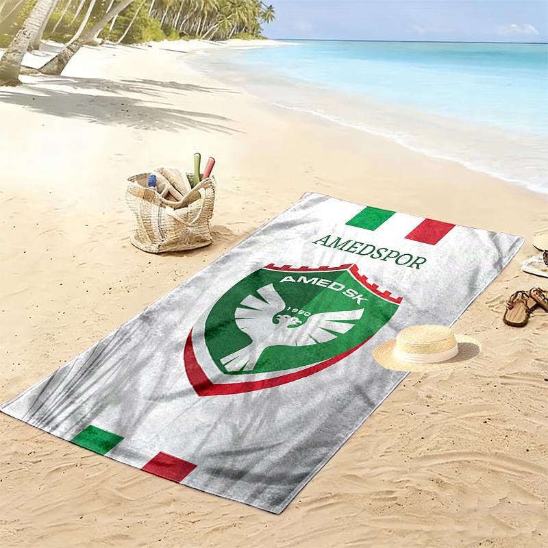 Amedspor Print Beach Towel Large Soft Quick Dry Towel For Beach Camping Swimming