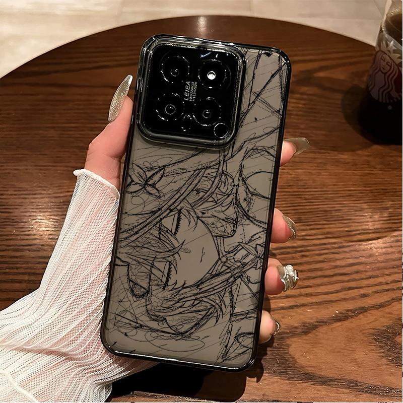 Тонкий мягкий чехол для телефона для For Poco X8 Pro X7 X6 F8 F7 Turbo 5 Max Turbo 4 Pro Защита камеры Ударопрочный / Чехол Poco / Чехол Redmi