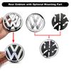 ABCD1 VW Car Front Grill Badge Rear Trunk Lid Emblem Logo 6C0853600 Auto Accessories For Volkswagen Polo 6 6C 2014 2015 2016 2017 2018