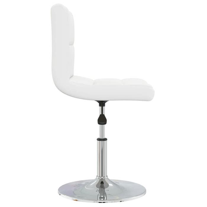 VidaXL Chaise de Salle à Manger Siège à Dîner Chaise Pivotante de Repas Siège de Cuisine Meuble de Cuisine Hauteur Réglable 3087438