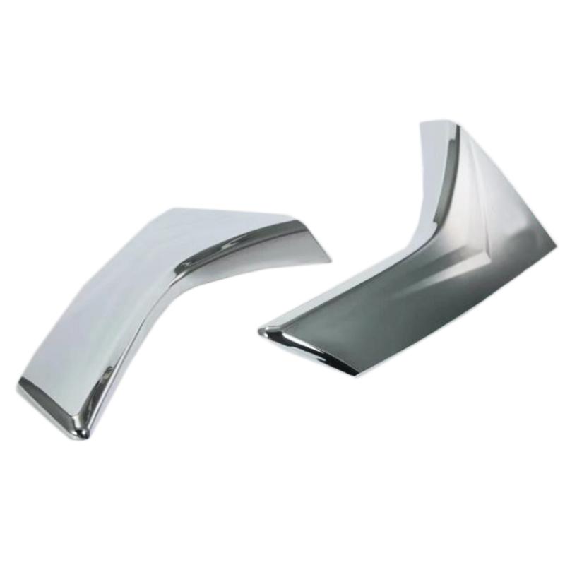 2 шт., новинка, серебристый ABS, накладка на заднее окно, накладка на стойку, наклейка на рамку для Subaru XV 2018, роскошные аксессуары для стайлинга автомобилей