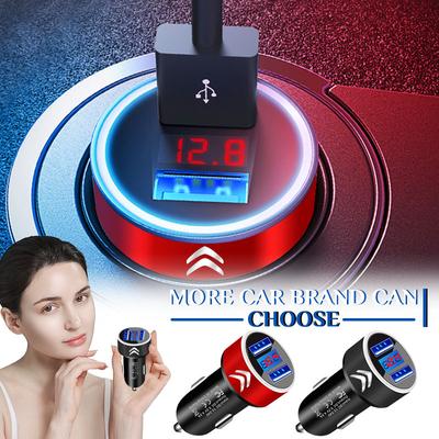 Автомобильное зарядное устройство USB Type-C Адаптер быстрой зарядки Автоаксессуары Для Citroen C2 C3 C4 C5 X7 Berlingo Xsara C8 C4L DS3 DS4 DS5 LS DS6
